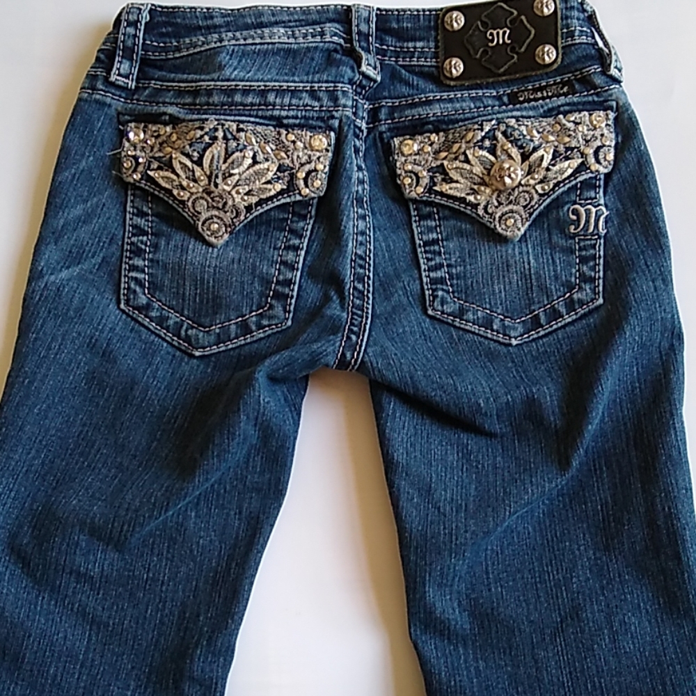 Miss Me Girls size 12 bermuda denim shorts